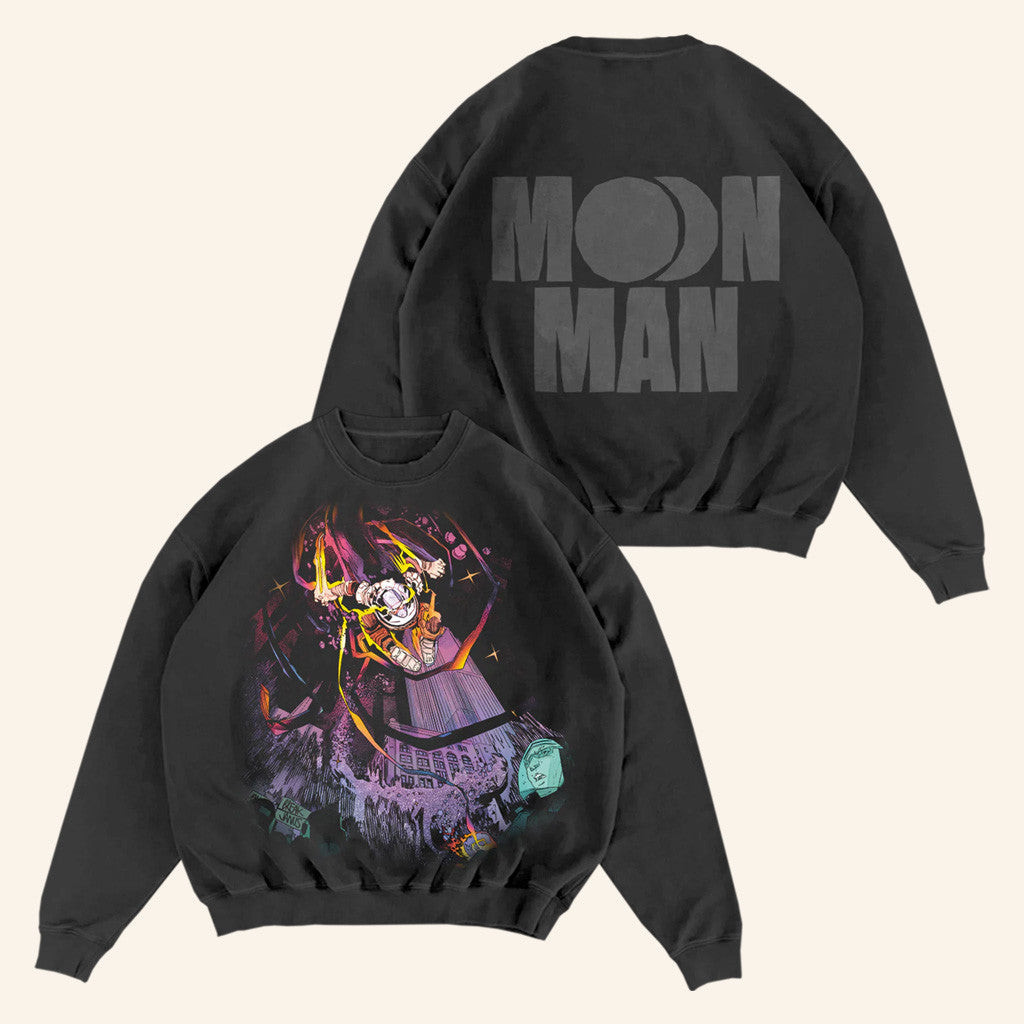 Kid Cudi Merch Moon Man 1 Metamorphosis Crewneck Sweatshirt Gift Ideas For Son Kid Cudi Merch Moon Man 1 Metamorphosis Crewneck Sweatshirt Gift Ideas For Son