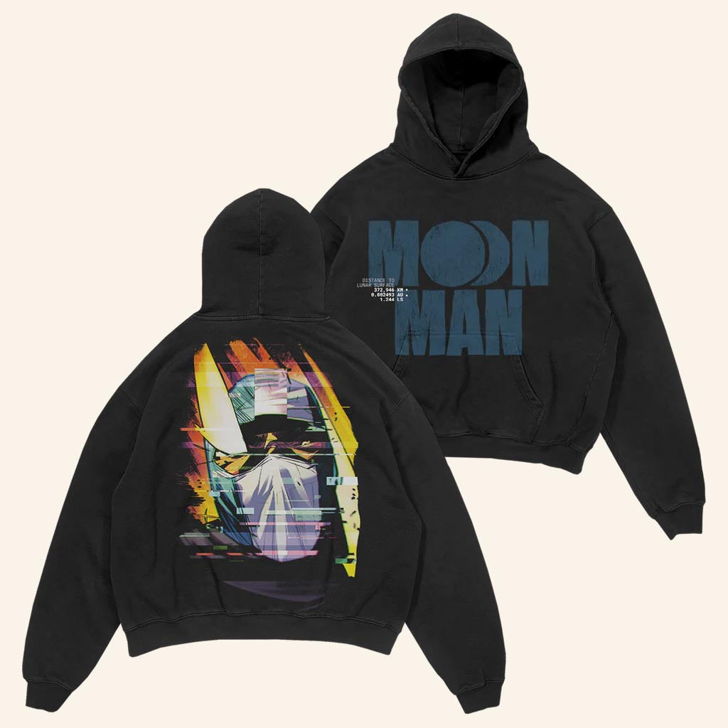 Kid Cudi Merch Moon Man 3 Comic Helmet Hoodie Gifts For Rap Music Lovers