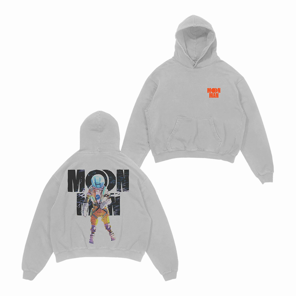 Kid Cudi Rebel Ragers Tour 2026 Merch Moon Man Logo Hoodie Kid Cudi Apparel