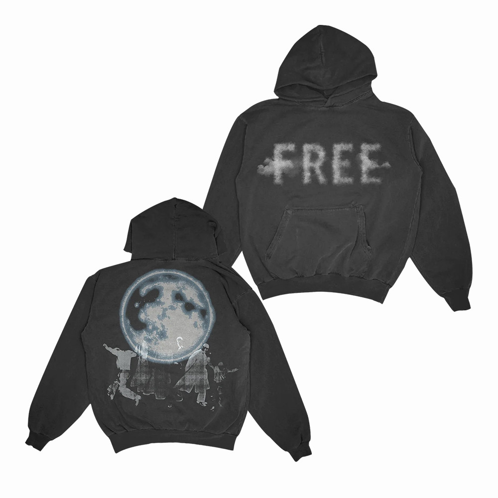 Kid Cudi Rebel Ragers Tour Merch Free Hoodie Kid Cudi Apparel