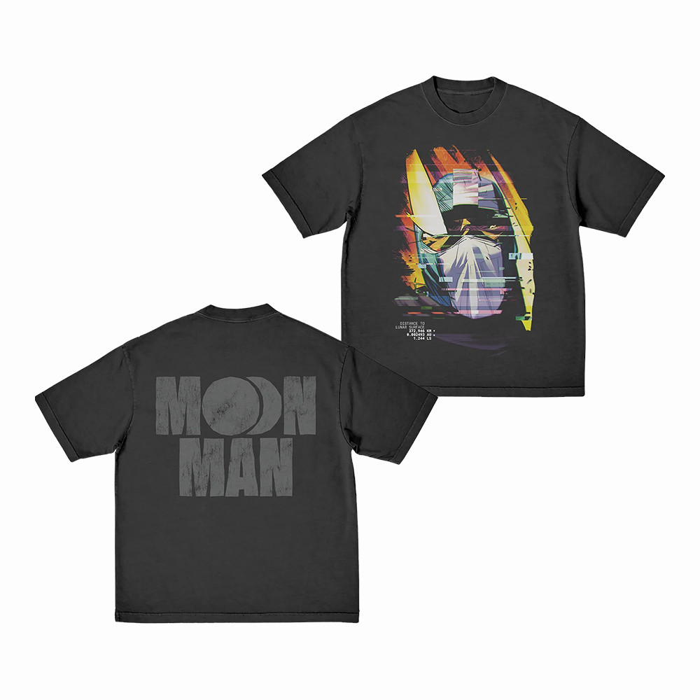 Kid Cudi's Rebel Ragers Tour 2026 Merch Moon Man Helmet T-Shirt Unique Gift For Music Lovers
