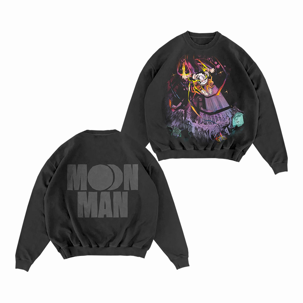 Kid Cudi's Rebel Ragers Tour 2026 Merch Moon Man Metamorphosis Sweatshirt