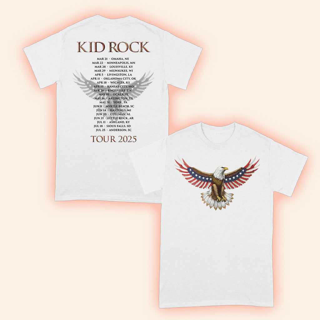 Kid Rock Merch Eagle Drop Tour T-Shirt Gifts For Fans Kid Rock Merch Eagle Drop Tour T-Shirt Gifts For Fans