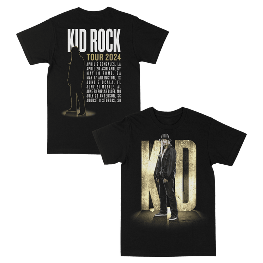 Kid Rock Merch Kid 2024 Tour T-Shirt For Music Fans Gifts For Father's Day Ideas Gift for Dad