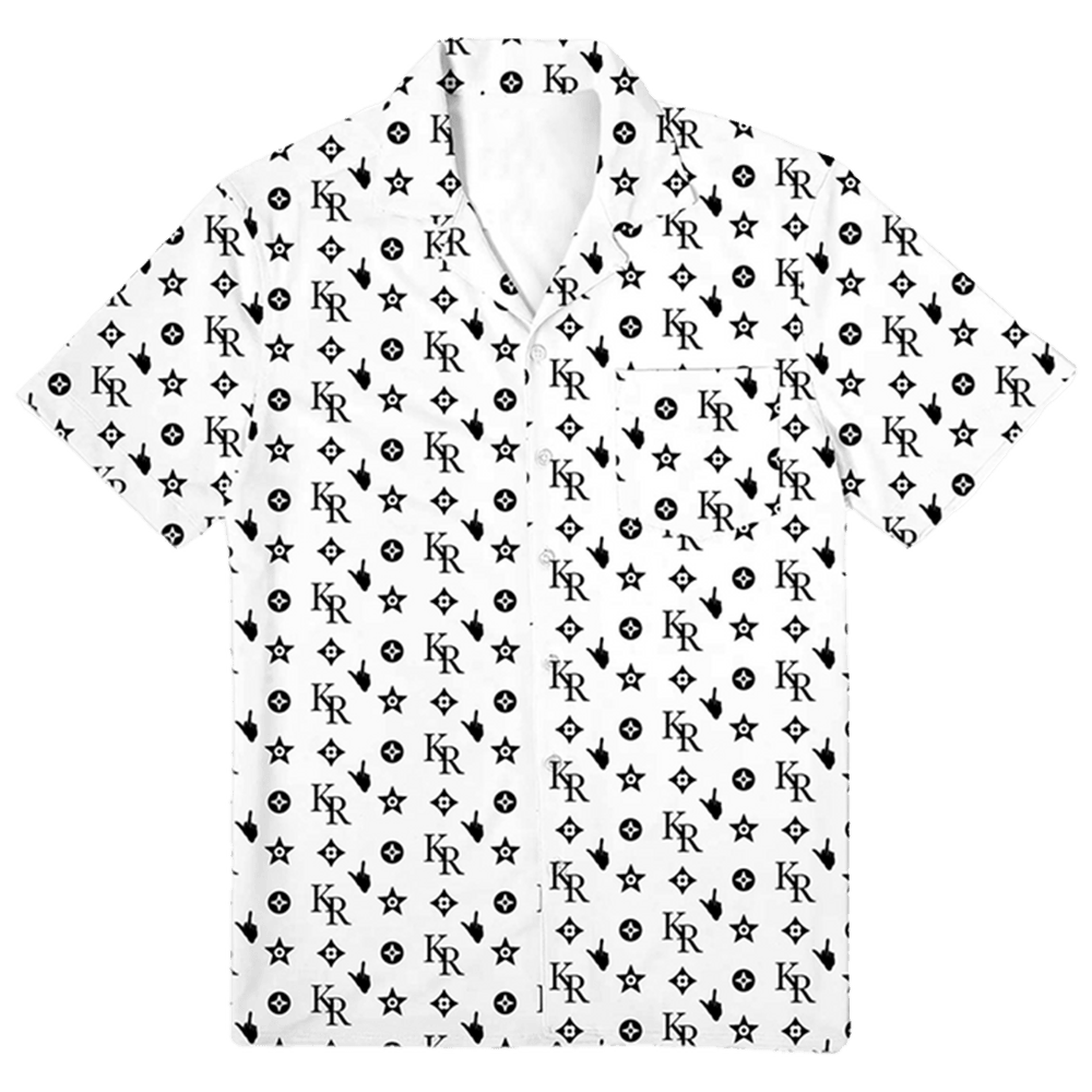 Kid Rock Merch KR Shirt Couture Button Up Shirt Best Father's Day Gifts For Dad