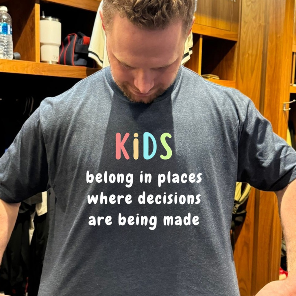 Kids Belong In Places Where Decisions Are Being Made Shirt Birthday Ideas For Brother