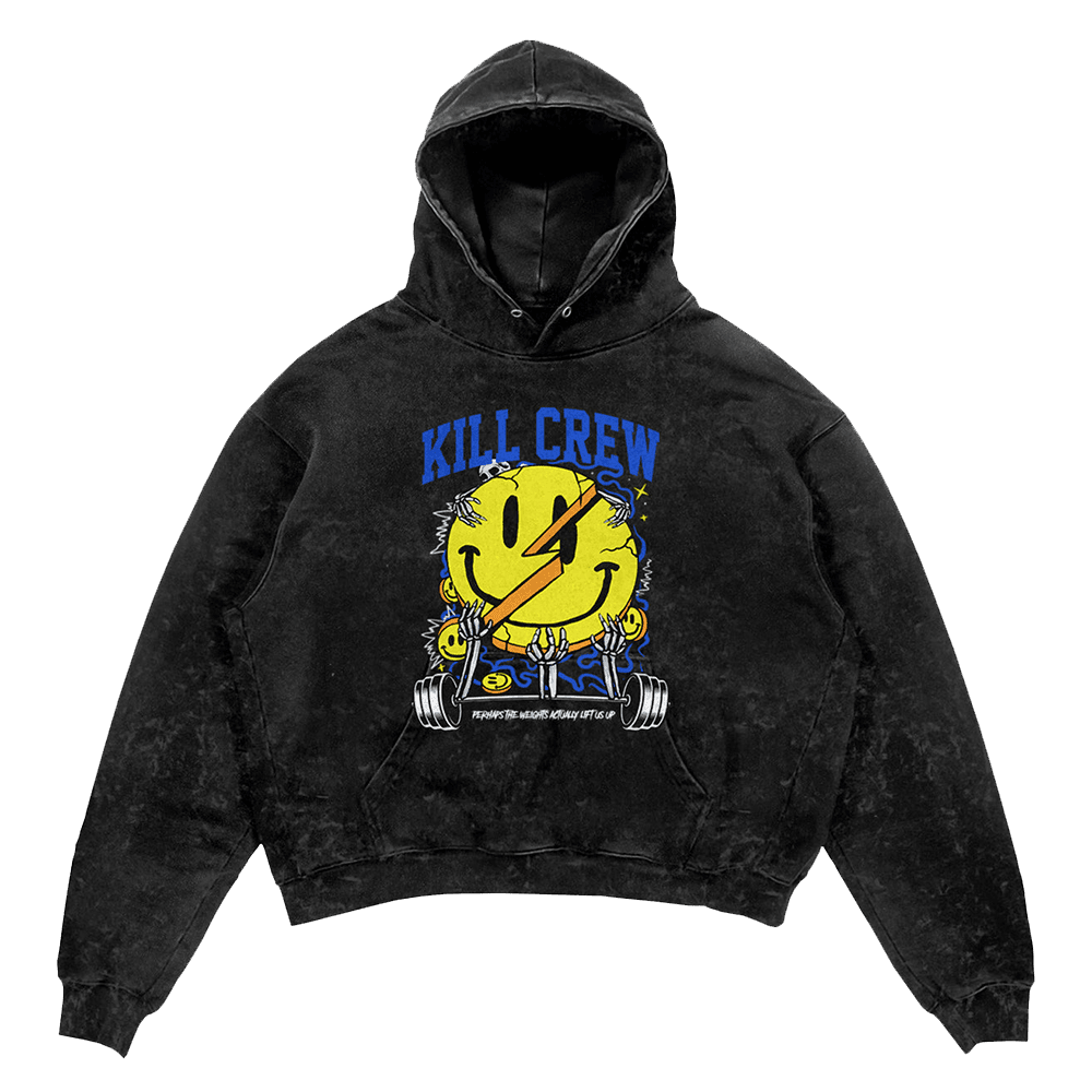 Kill Crew Hoodie Kill Crew Merch Weights Lift Us Up Hoodie Mother's Day Presents For Daughter