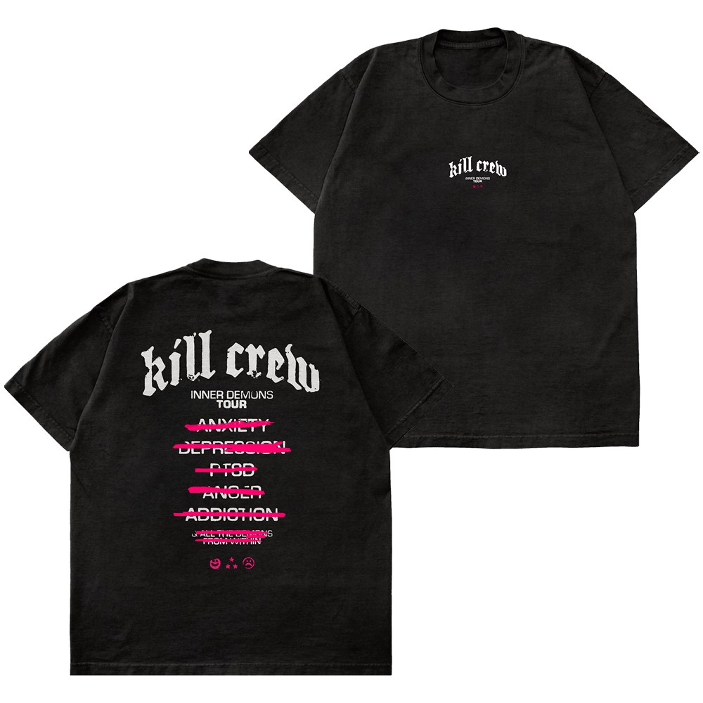 Kill Crew Shirt Kill Crew Merch Inner Demons Tour T-Shirt Father's Day Presents From Daughter