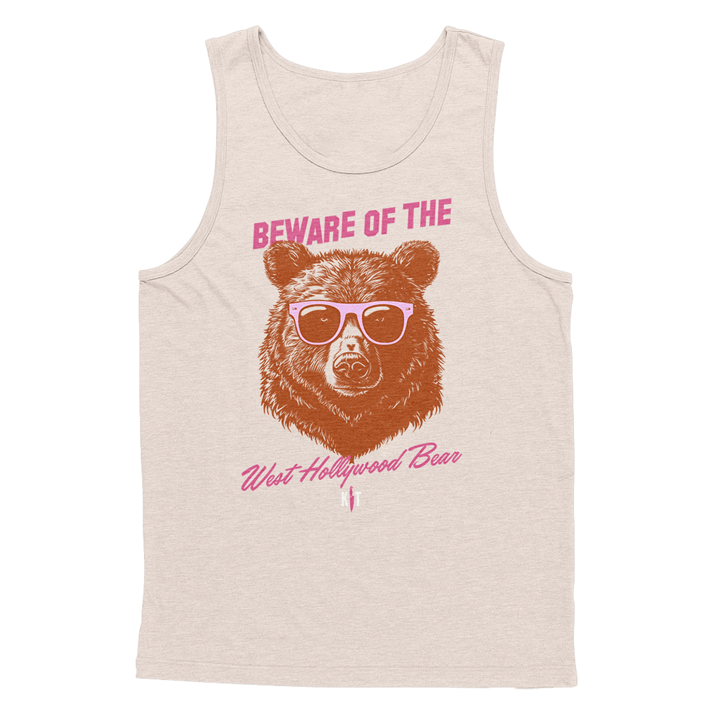 Kill Tony Merch West Hollywood Bear Tank Top Music Gifts For Fans Gift Idea for Boyfriend Kill Tony Merch West Hollywood Bear Tank Top Music Gifts For Fans Gift Idea for Boyfriend