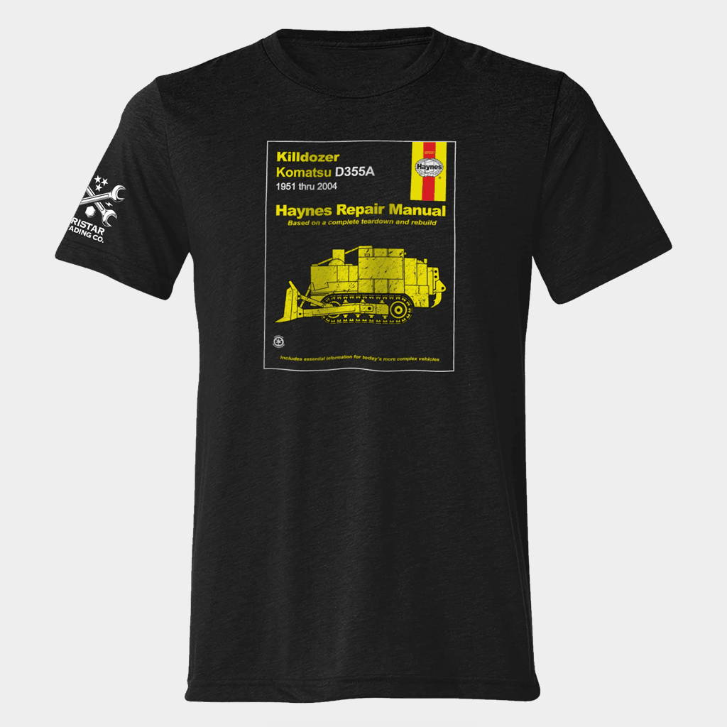 Killdozer Komatsu Haynes Repair Manual T-Shirt Birthday Gifts For Boyfriend