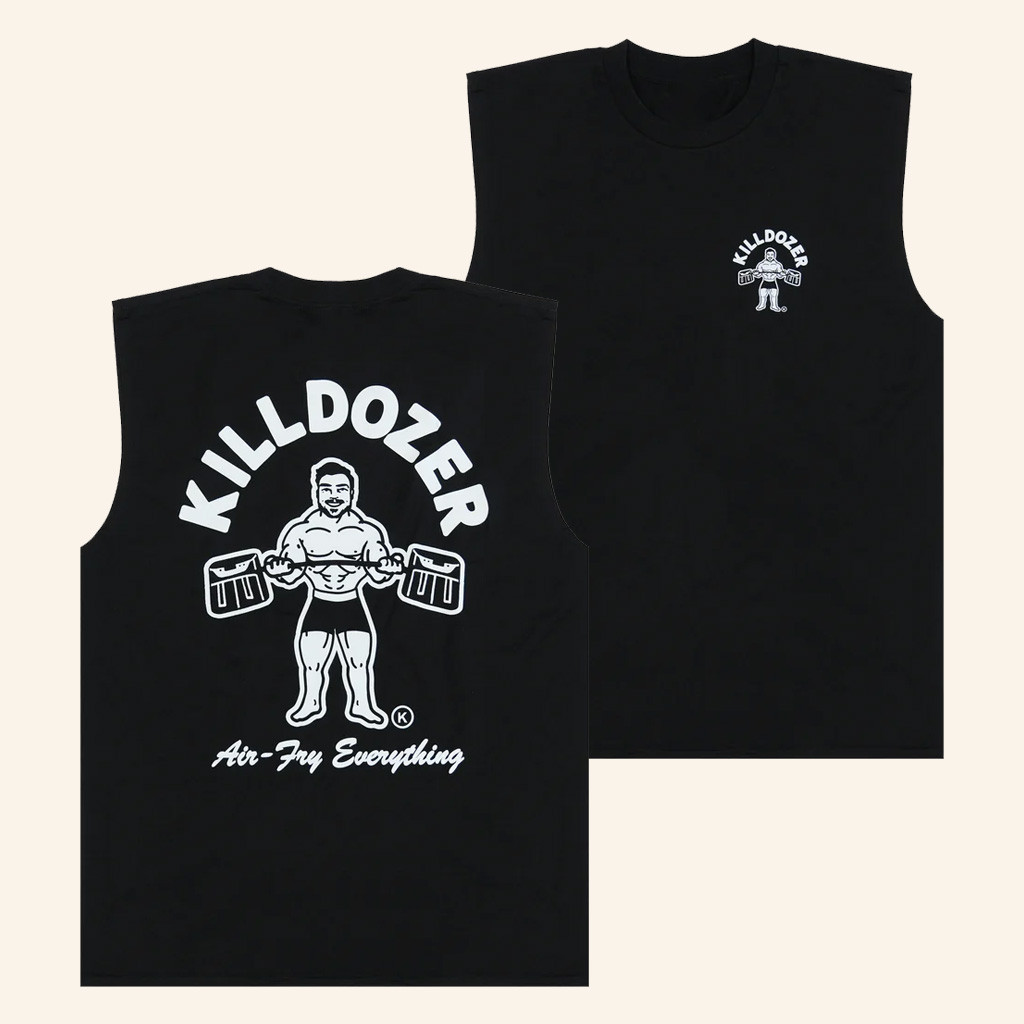 Killdozer Merch Air Fry Everything Killdozer Muscle Tank Christmas Gifts For Guys Killdozer Merch Air Fry Everything Killdozer Muscle Tank Christmas Gifts For Guys