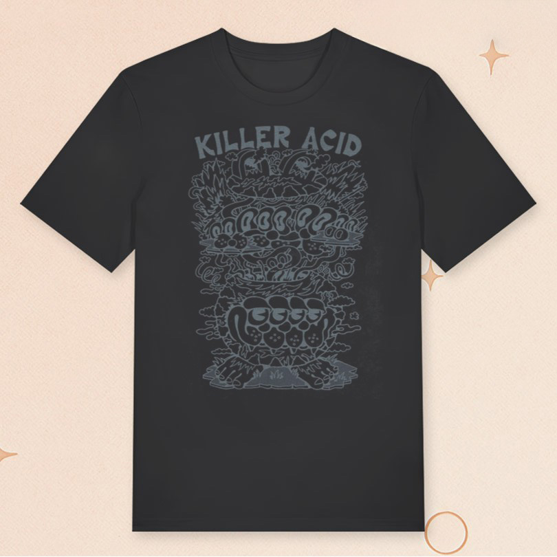 Killer Acid Merch Recently Added Wavy Cat T-Shirt Best Gifts For Him