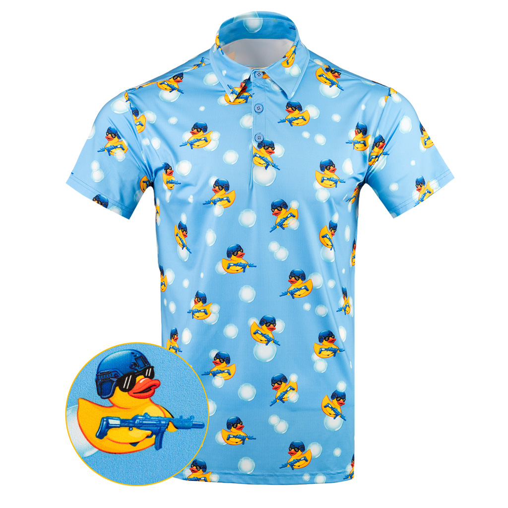 Killer Duck V2 Polo Shirt Funny Duck Tactical Polo Shirt Presents For Son Killer Duck V2 Polo Shirt Funny Duck Tactical Polo Shirt Presents For Son