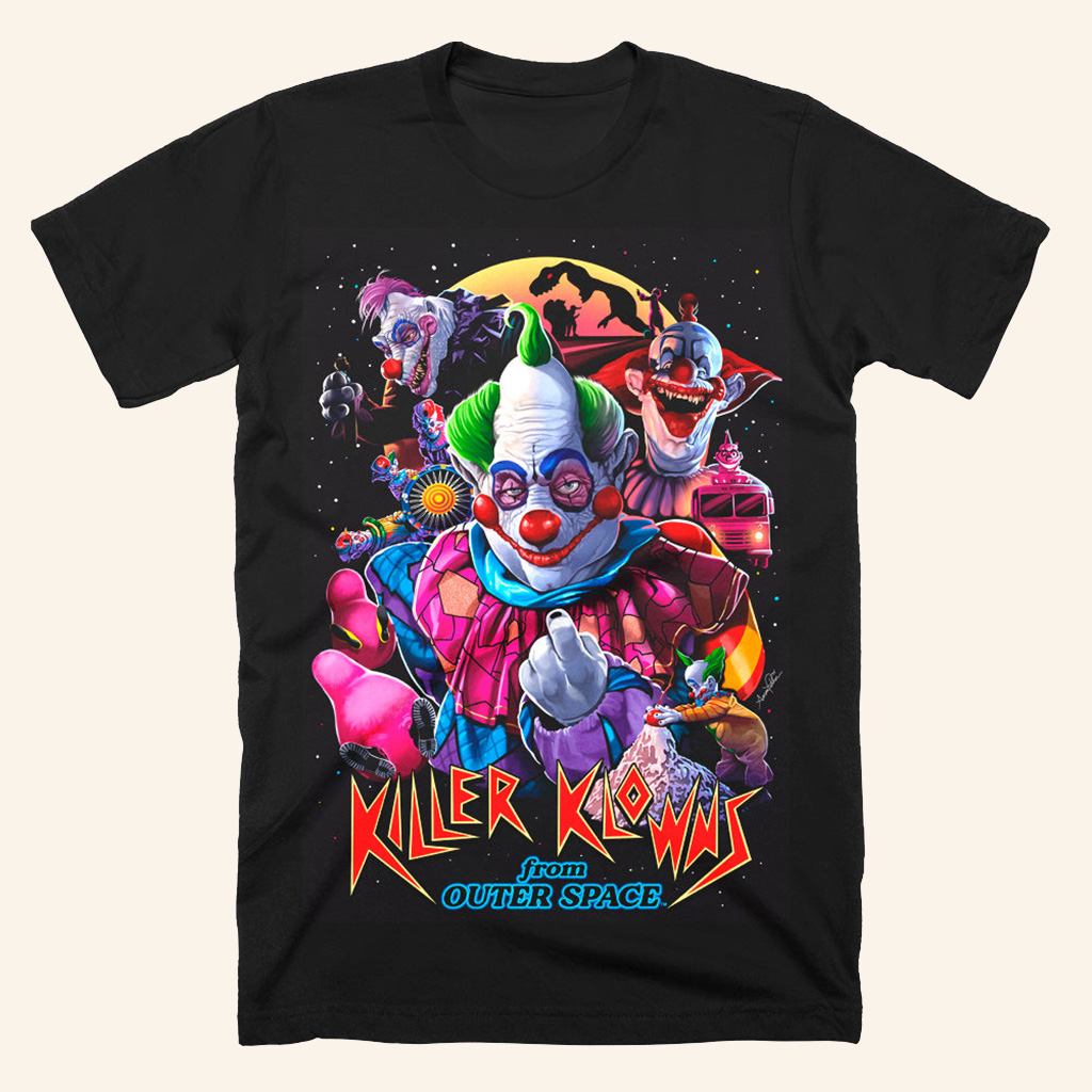 Killer Klowns From Outer Space Big Top Boys T-Shirt Halloween Merch Gifts For Son