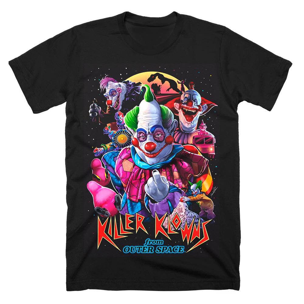 Killer Klowns From Outer Space Big Top Boys T-Shirt Horrific Harlequins Merch Apparel
