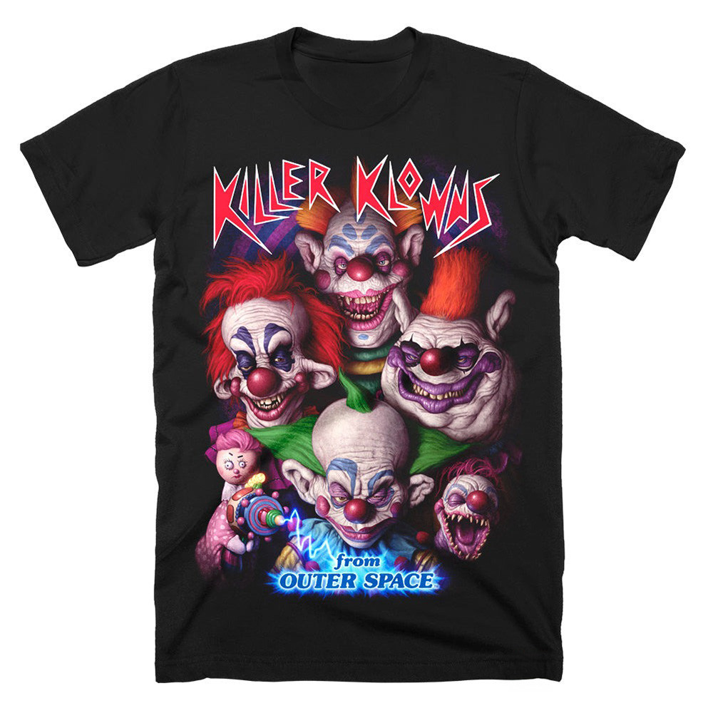 Killer Klowns From Outer Space Shirt Horrific Harlequins Graphic Tee Merch Gifts For Fans