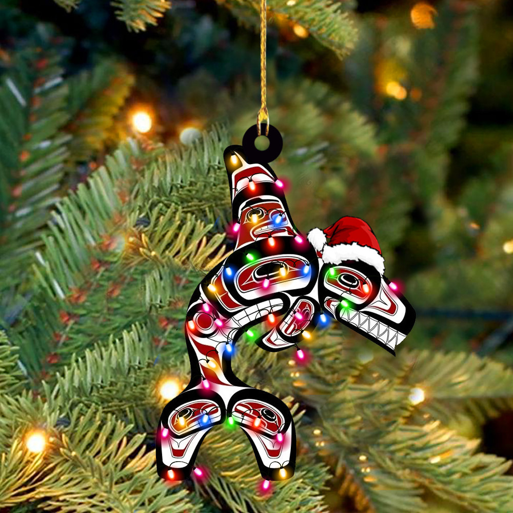 Killer Whale Spirit Tattoo Art Ornament Christmas Tree Decoration Ideas 2024
