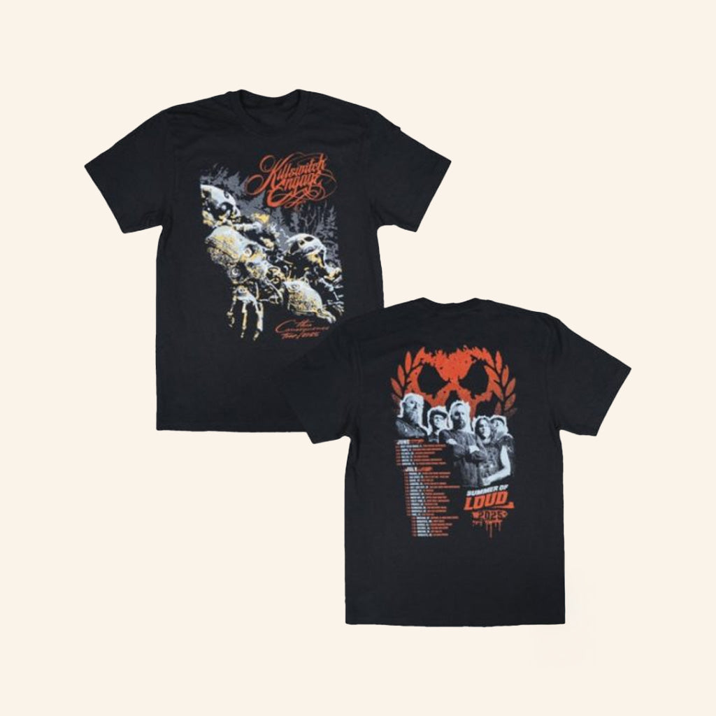 Killswitch Engage Merch Summer Of Loud 2025 Tour Shirt Present For Husband Killswitch Engage Merch Summer Of Loud 2025 Tour Shirt Present For Husband