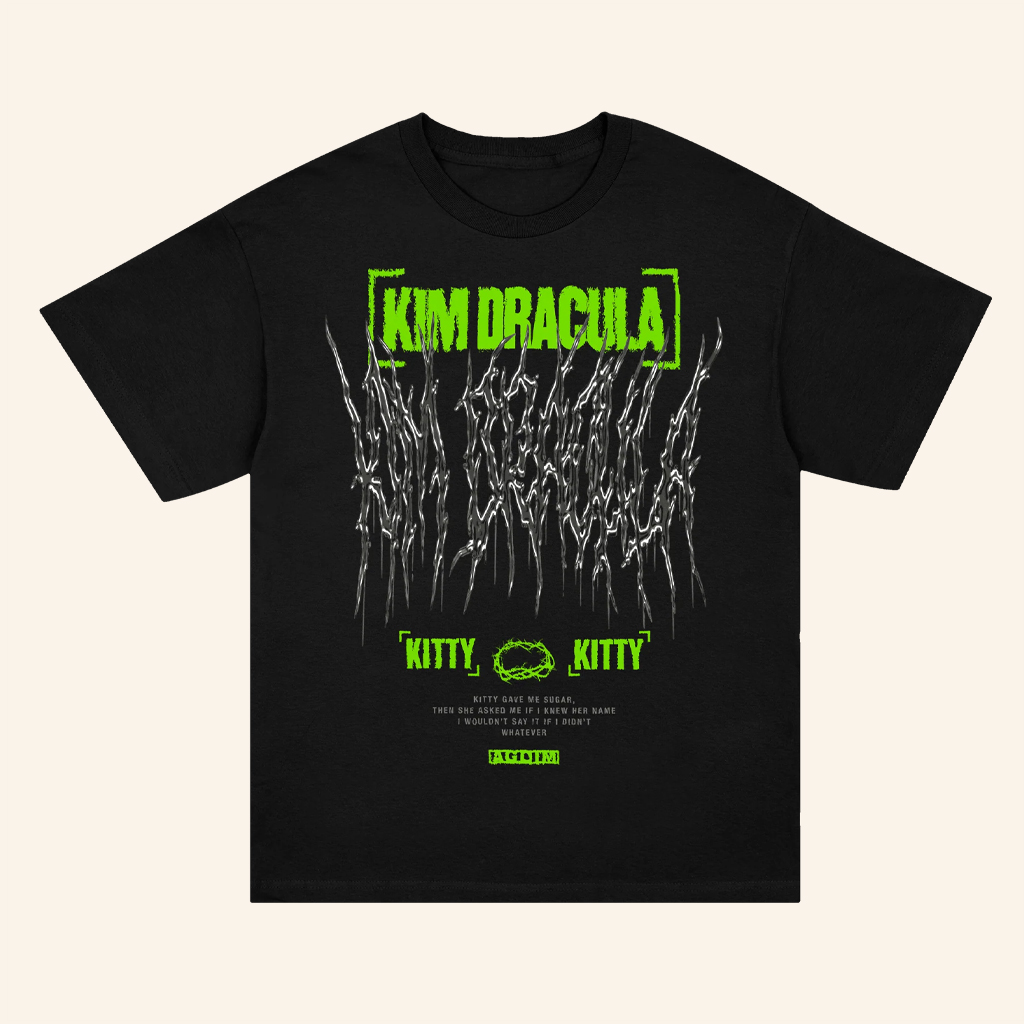 Kim Dracula Merch Kitty Kitty Black T-Shirt Christmas Ideas For Boyfriend