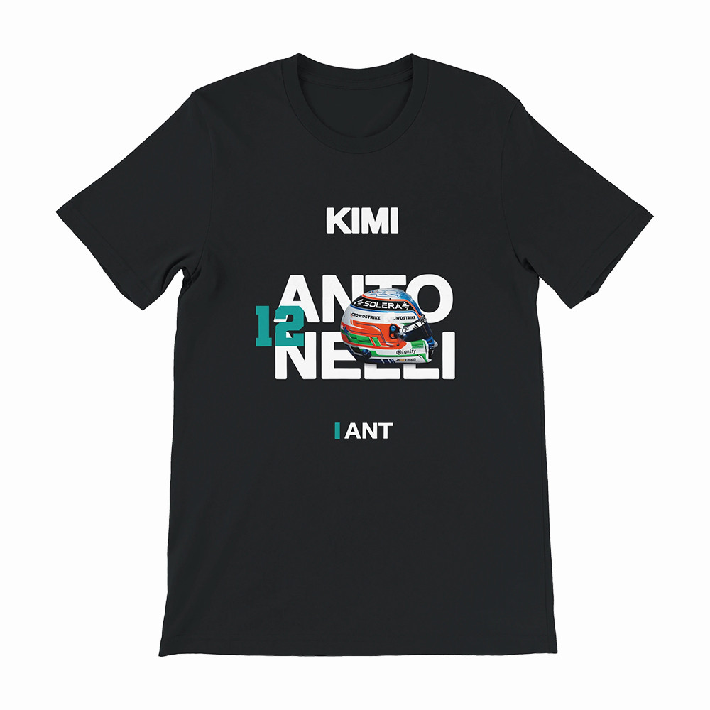 Kimi Antonelli ANT12 Formula 1 T-Shirt F1 Miami 2026 Clothes Kimi Antonelli Fans Gift