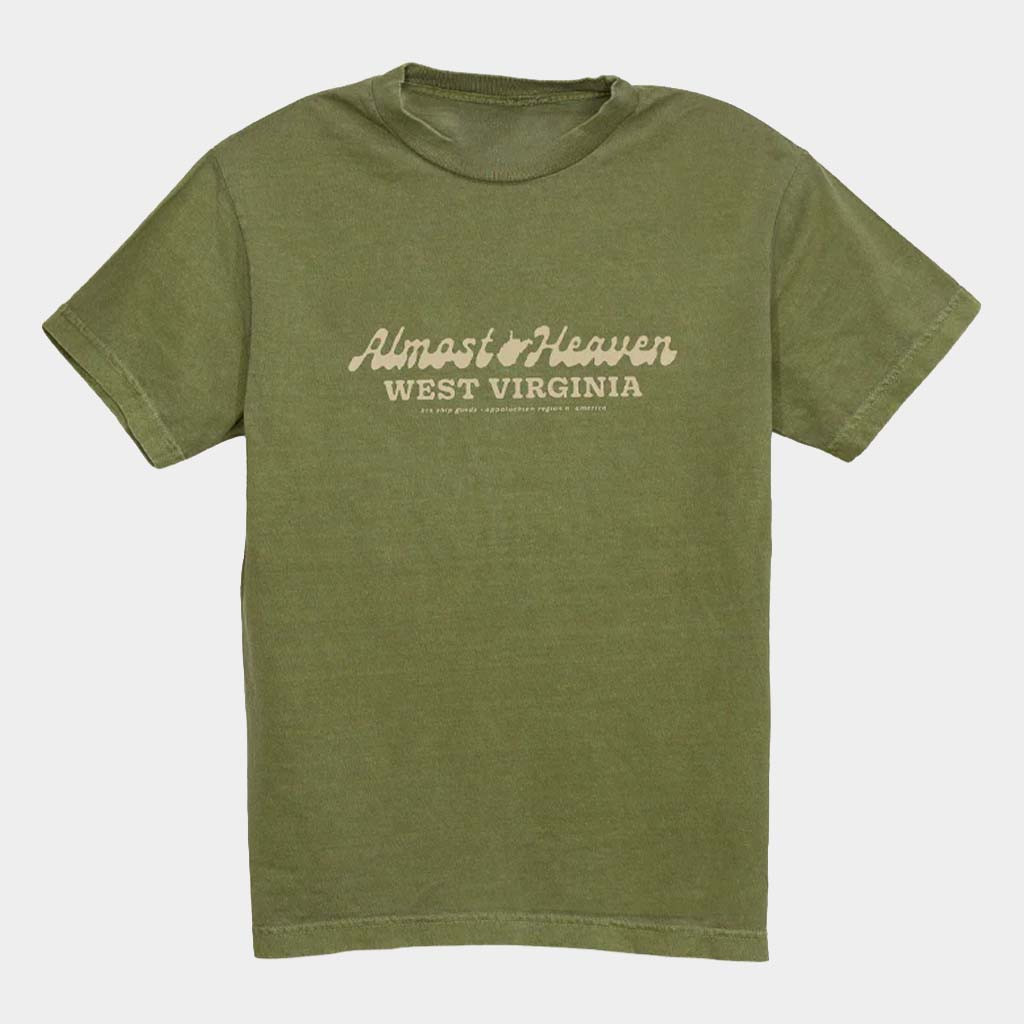 Kin Ship Goods Merch Almost Heaven West Virginia Motto T-Shirt Birthday Gifts For Dad