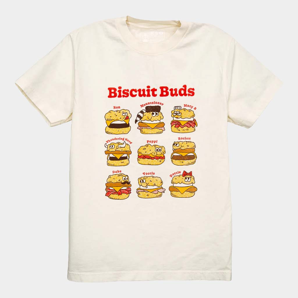 Kin Ship Goods Merch Biscuit Buds T-Shirt Birthday Present For Son