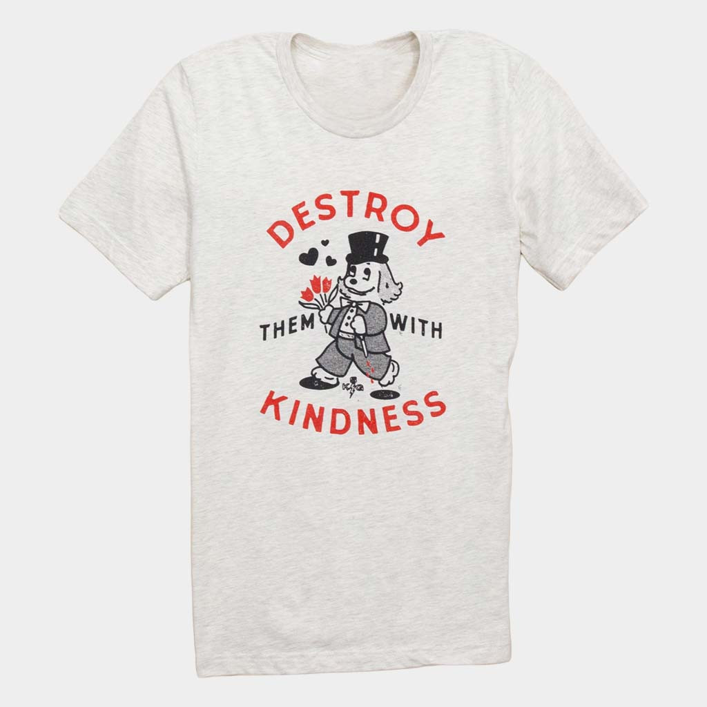 Kin Ship Goods Merch Destroy Them With Kindness T-Shirt Birthday Gift Ideas For Him Kin Ship Goods Merch Destroy Them With Kindness T-Shirt Birthday Gift Ideas For Him