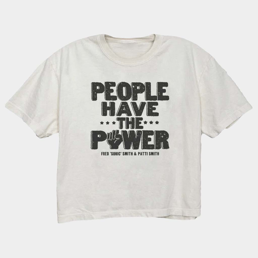 Kin Ship Goods Merch People Have The Power Cropped T-Shirt Gift Ideas For Sister