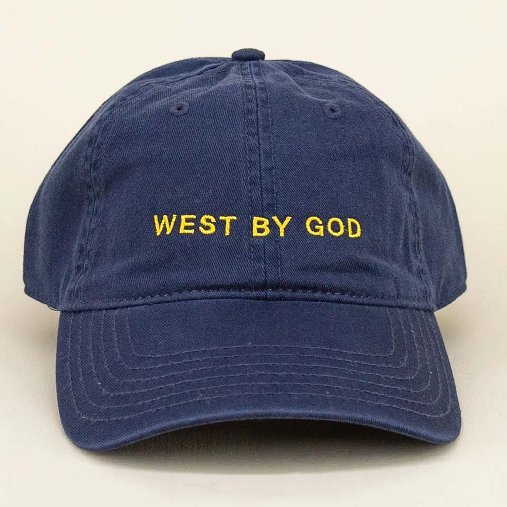 Kin Ship Goods Merch West By God Hat Embroidered Hat Birthday Gift Ideas For Him Kin Ship Goods Merch West By God Hat Embroidered Hat Birthday Gift Ideas For Him