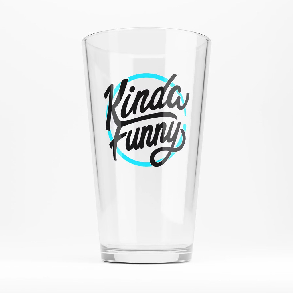 Kinda Funny Merch Kinda Funny Beer Glass Best Gifts For Husband
