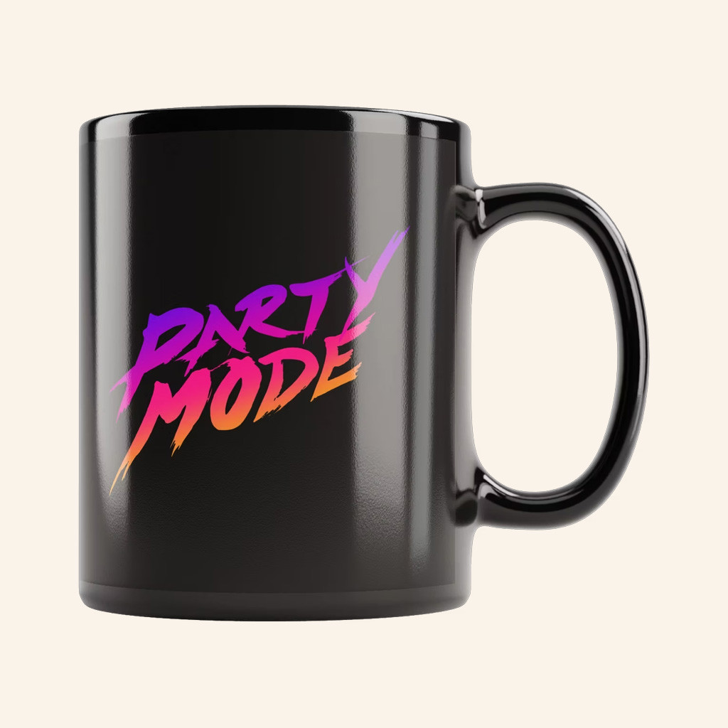 Kinda Funny Merch Party Mode Mug Black Gifts Ideas For Best Friends
