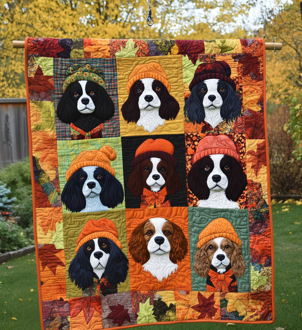 King Charles Snuggles Quilted Blanket Best New Dog Owner Gifts