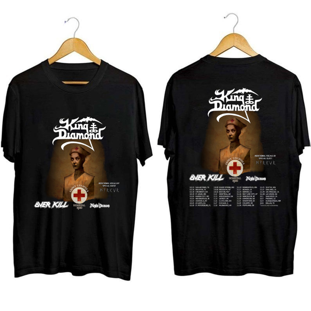 King Diamond Tour 2024 Shirt King Diamond Merch Presents For Music Lovers
