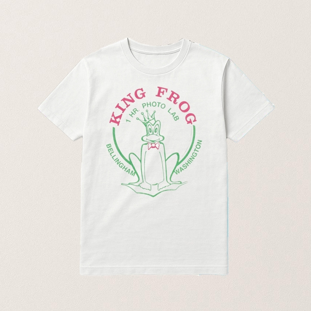 King Frog 1 Hour Photo Lab Bellingham T-Shirt Animal Pattern Trendy Shirt Gifts For Him King Frog 1 Hour Photo Lab Bellingham T-Shirt Animal Pattern Trendy Shirt Gifts For Him