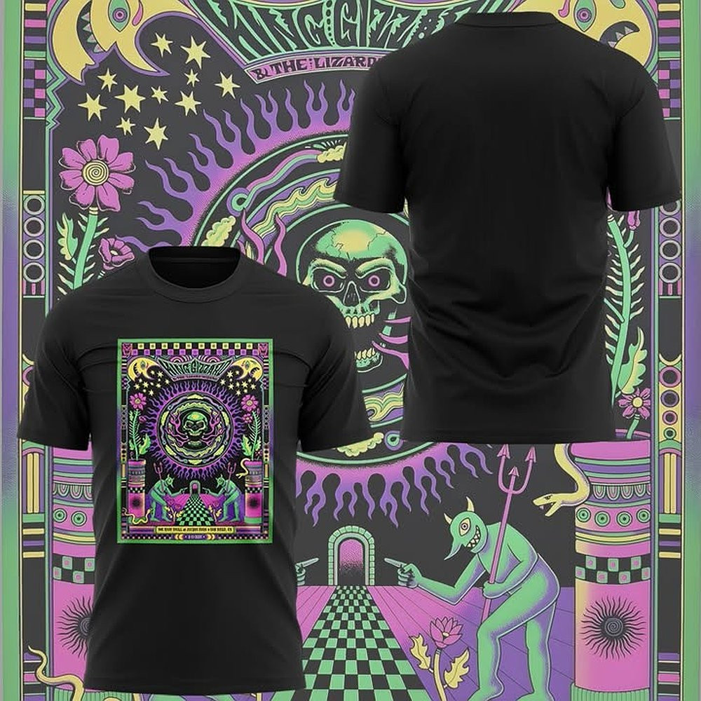 King Gizzard & The Lizard Wizard 2025 T-Shirt Best Gift For Music Lovers