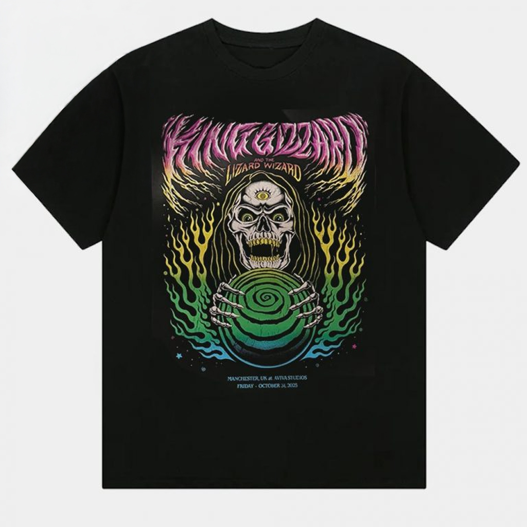King Gizzard And The Lizard Wizard Merch Manchester UK At Aviva Studios Poster T-Shirt Gifts King Gizzard And The Lizard Wizard Merch Manchester UK At Aviva Studios Poster T-Shirt Gifts