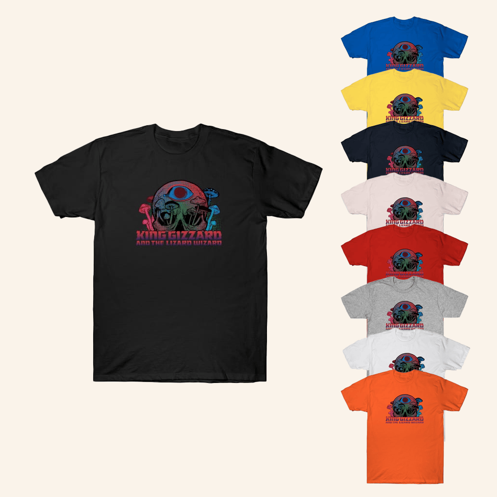 King Gizzard Merch Head On Pill T-Shirt Gifts For Father King Gizzard Merch Head On Pill T-Shirt Gifts For Father