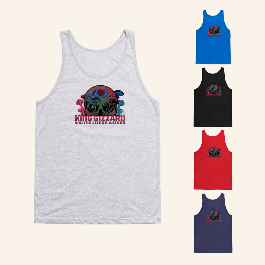 King Gizzard Merch Head On Pill Tank Top Gift Ideas For Husband