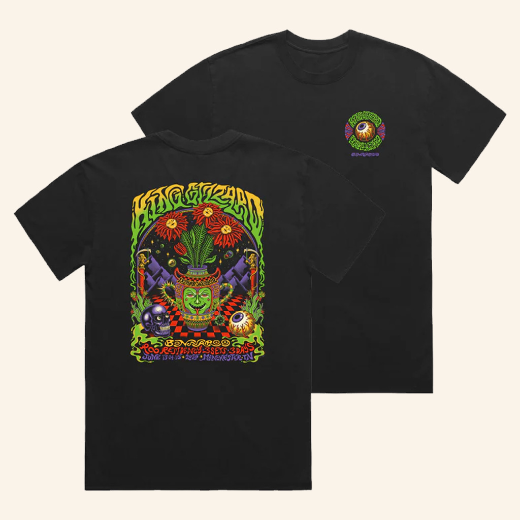 King Gizzard Merch King Gizzard And The Lizard Wizard Bonnaroo 2025 T-Shirt Gifts For Dad King Gizzard Merch King Gizzard And The Lizard Wizard Bonnaroo 2025 T-Shirt Gifts For Dad