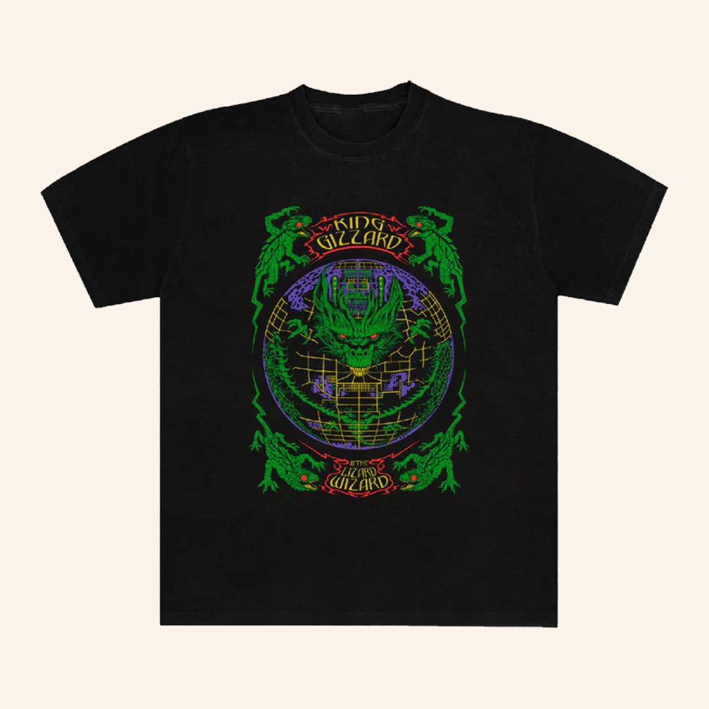 King Gizzard Merch King Gizzard And The Lizard Wizard Electric Lizard T-Shirt Gifts For Him King Gizzard Merch King Gizzard And The Lizard Wizard Electric Lizard T-Shirt Gifts For Him