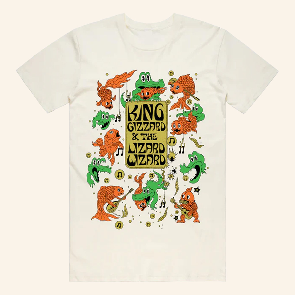 King Gizzard Merch King Gizzard And The Lizard Wizard Fishie Hooks T-Shirt Gifts For Fans King Gizzard Merch King Gizzard And The Lizard Wizard Fishie Hooks T-Shirt Gifts For Fans
