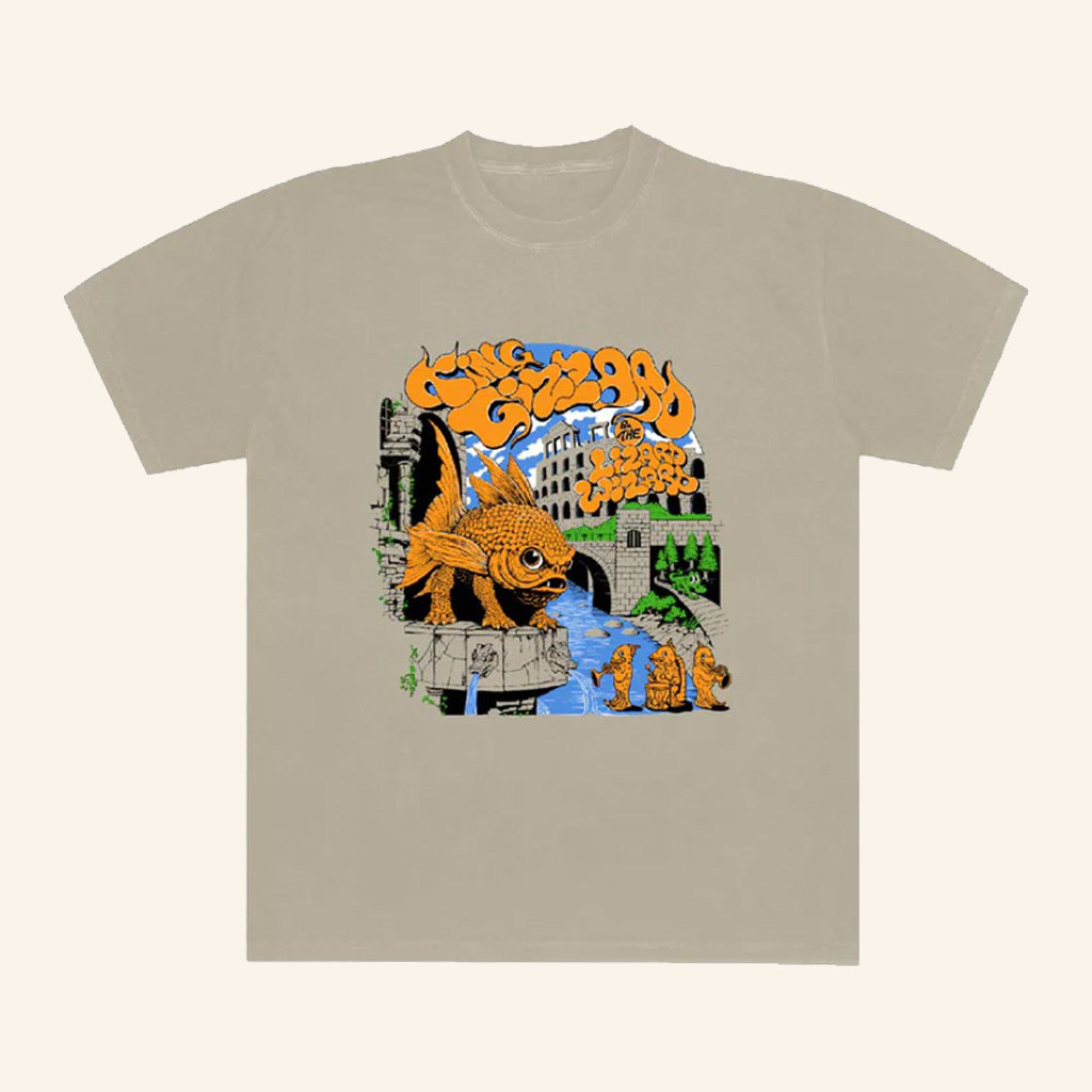 King Gizzard Merch King Gizzard And The Lizard Wizard Goldfish Fountain Shirt Gifts For Fans