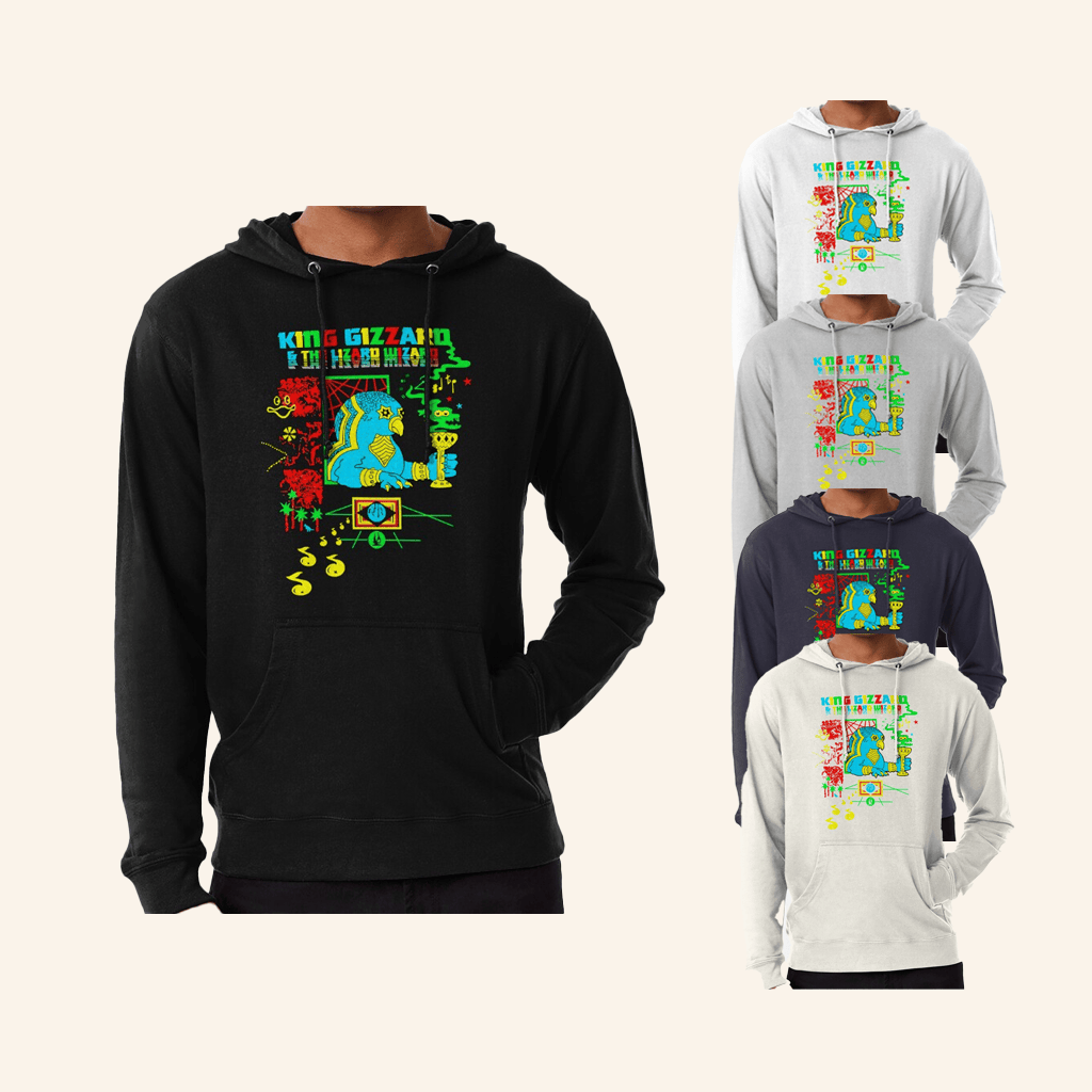King Gizzard Merch King Gizzard And The Lizard Wizard Retro Vintage Hoodie Dad Gifts King Gizzard Merch King Gizzard And The Lizard Wizard Retro Vintage Hoodie Dad Gifts