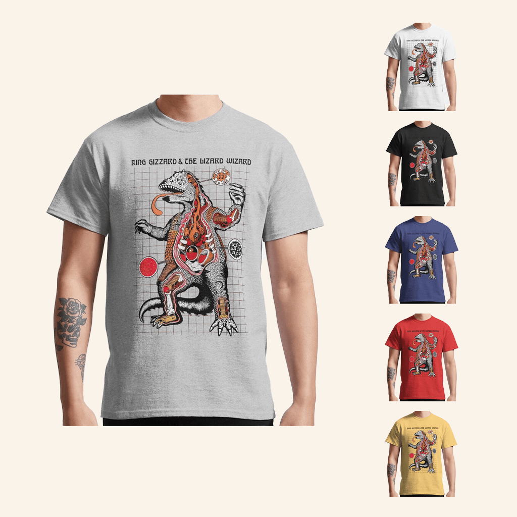 King Gizzard Merch King Gizzard And The Lizard Wizard Rock Band T-Shirt Gifts For Fans King Gizzard Merch King Gizzard And The Lizard Wizard Rock Band T-Shirt Gifts For Fans