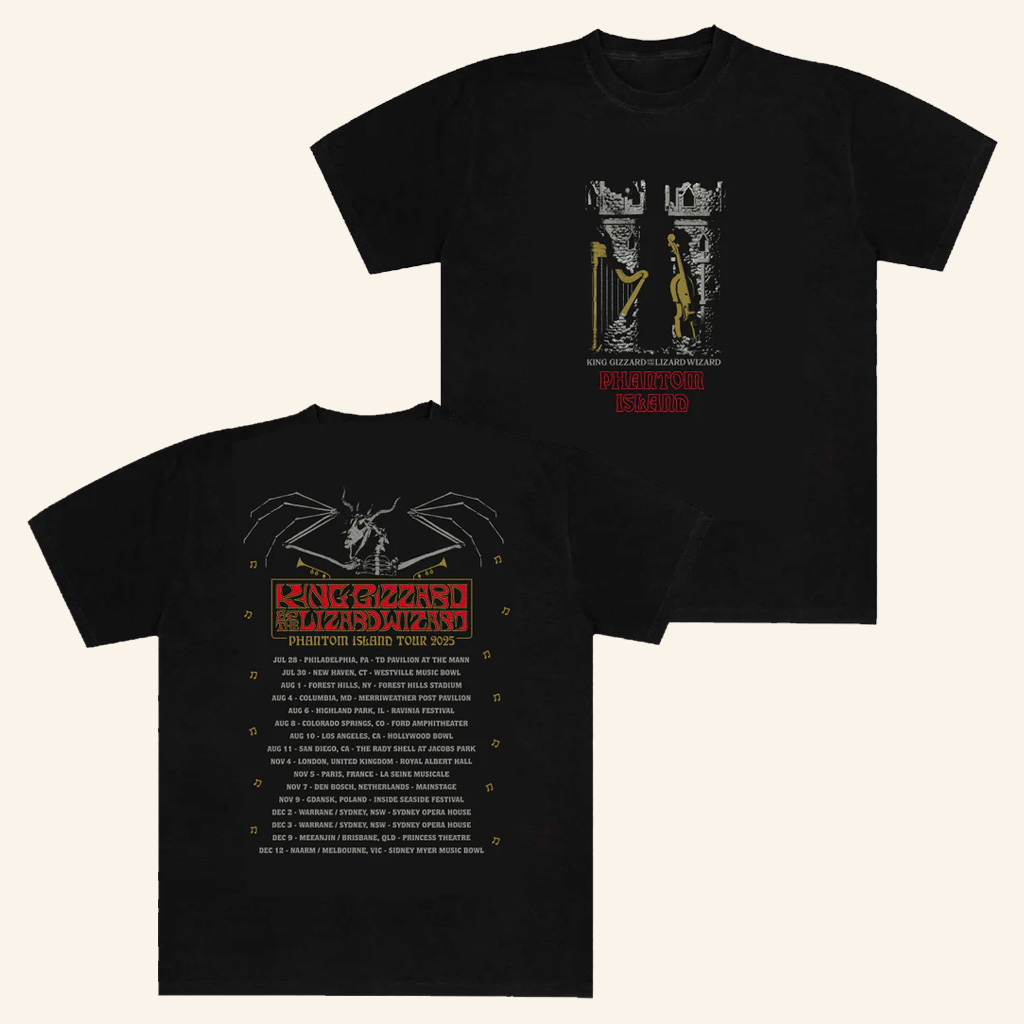 King Gizzard Merch King Gizzard And The Lizard Wizard T-Shirt Gifts For Rock Fans King Gizzard Merch King Gizzard And The Lizard Wizard T-Shirt Gifts For Rock Fans