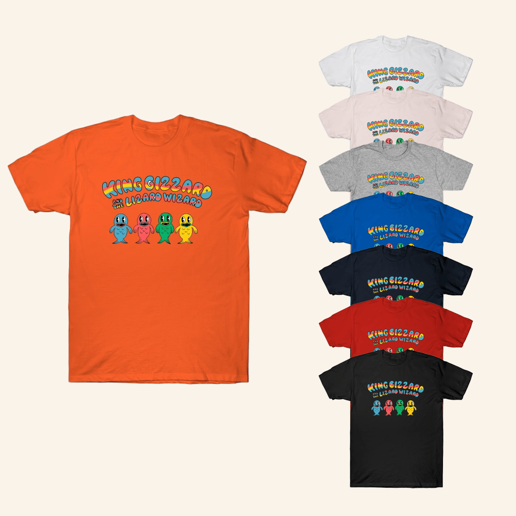 King Gizzard Merch King Gizzard Fish T-Shirt Gift Ideas For Fans King Gizzard Merch King Gizzard Fish T-Shirt Gift Ideas For Fans