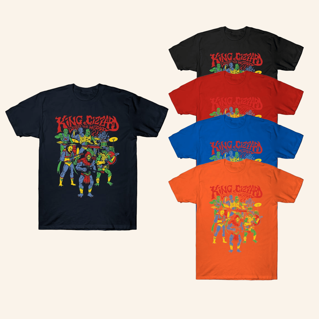 King Gizzard Merch King Gizzard The Lizard Wizard T-Shirt Gift Ideas For Dad King Gizzard Merch King Gizzard The Lizard Wizard T-Shirt Gift Ideas For Dad
