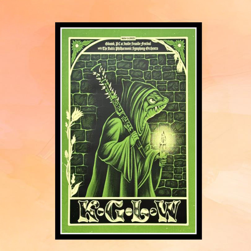 King Gizzard The Lizard Wizard Merch Gdansk Poland November 9 2025 Concert Poster Fan Gifts