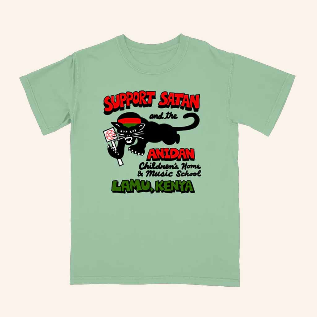 King Khan Merch Support Satan Mint T-Shirt Gifts For Girlfriend