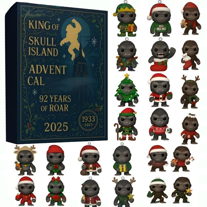 King Kong 92nd Anniversary Advent Calendar 2025 Holiday Countdown Animal Advent Calendar Gifts
